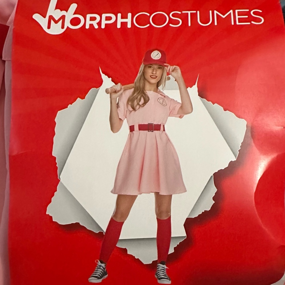 Pink Baseball Costume